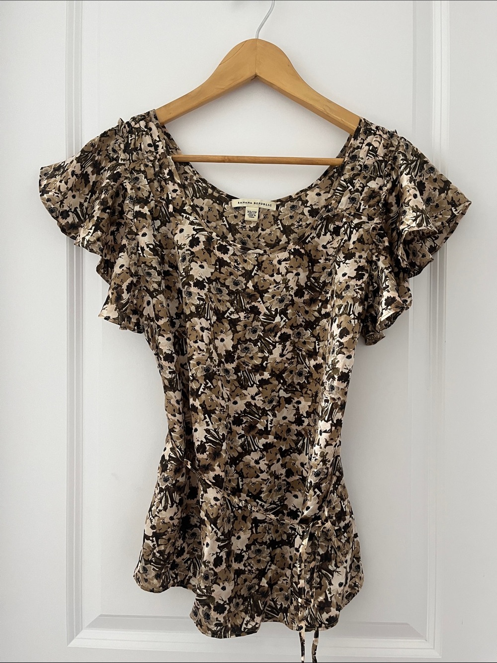 Banana Republic Silk Floral Top